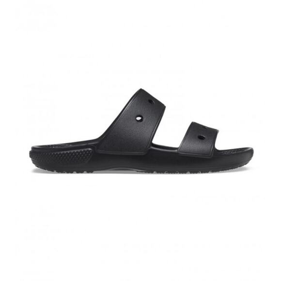 Crocs Kid's Black Classic Crocs Sandal Size 1 - Picture 2 of 8